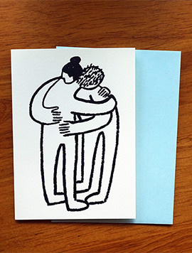 직수입 카드 Hugs