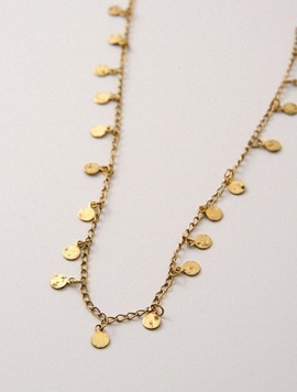 GOLD CIRCLES NECKLACE