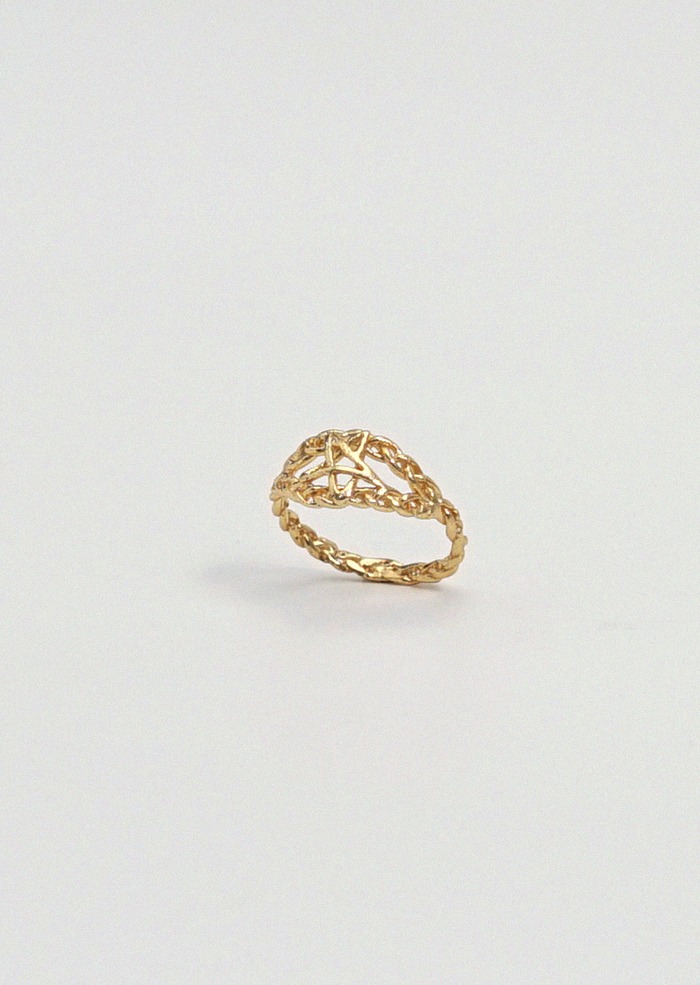 [50% SALE] Starry night Love Gold Ring