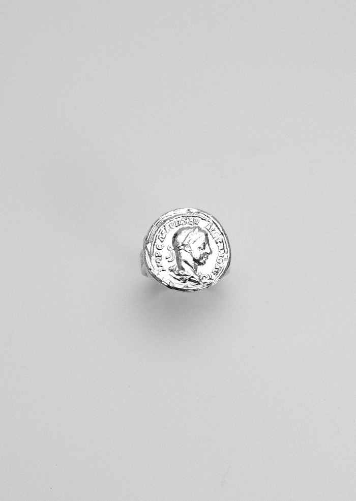 [30% SALE] Roman Coin Signet Ring #1
