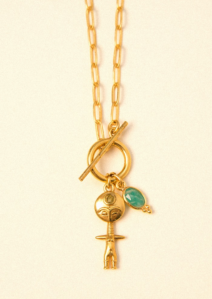 Mystic Necklace with Emerald stone