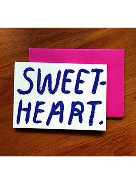직수입 카드 Sweet heart